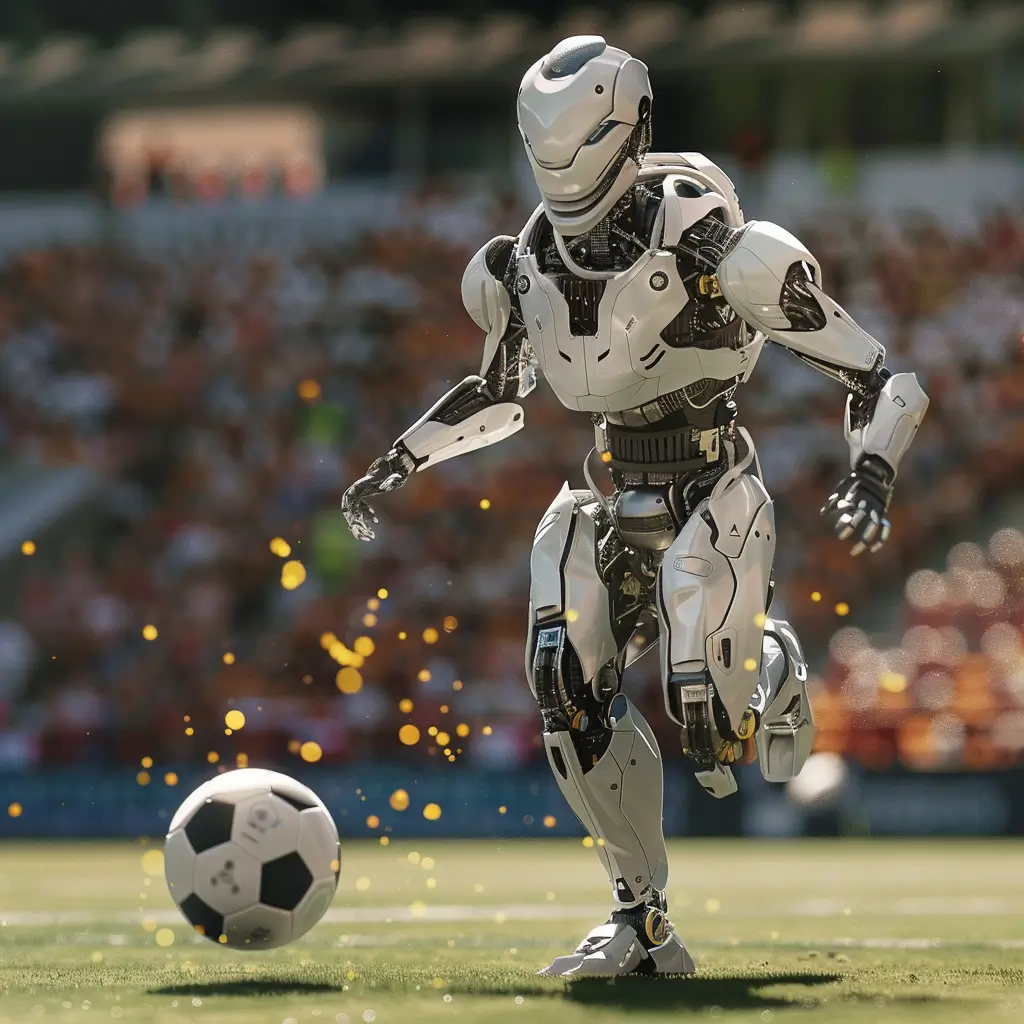 ai robots in football game